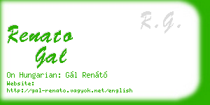 renato gal business card