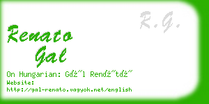 renato gal business card